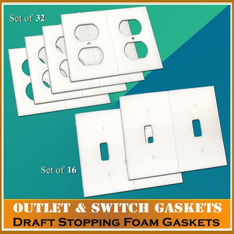 electrical box insulators|switch plate insulation gaskets.